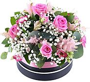 Shop Luxury Pink Rose Bouquet Online for International Women's Day