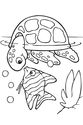 Cute Turtle Coloring Pages | Mewarnai