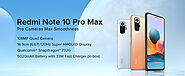 Redmi Note 10 Pro Max (Glacial Blue, 6GB RAM, 128GB Storage) -108MP Quad Camera|120Hz Super Amoled Display : Amazon.i...