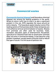 Commercial wastes