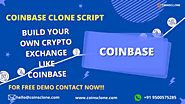 Coinbase Clone Script - To create your own exchange platform like coinbase