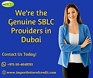 Contact SBLC Providers in Dubai for SBLC Finance Needs!