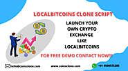 Localbitcoins Clone Script - To develop your own p2p crypto exchange platform like localbitcoins