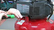 What to do if the air compressor is operating?