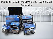What are the guidelines you require to consider when buying a generator?