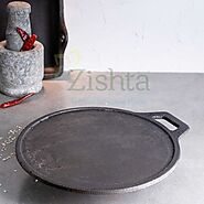 Cast Iron Dosa Tawa-Pan-Dosa Kallu | Cast Iron Cookware | Buy Online | Zishta.com