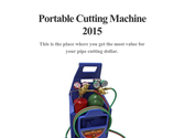 Portable Cutting Machine 2015