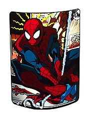 Marvel The Ultimate Spiderman Origins Super Plush Throw 46"x60" (117cm x 152cm )