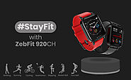 Zebronics Fitness Band Zeb FIT 920CH with Capacitive Touch Screen , Pedometer, Heart Rate Monitor, Sleep Monitor, sed...