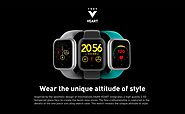 VAAN Veart One Touch Control Smart Watch, Heart Rate & Blood Pressure Tracker, Sleep Monitor, Water Resistant with 1....