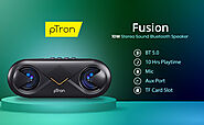 PTron Fusion 10 Watt 2.0 Channel Wireless Bluetooth Portable Outdoor Speaker (Black) Price: Buy PTron Fusion 10 Watt ...