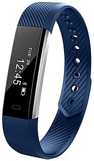 Aquaasian YLW 115S ID115HR Heart Rate Monitor Fitness Tracker Smart Band Bracelet for iOS & Android Phone Fitness Ban...