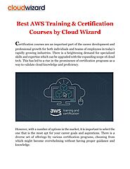 Best AWS Training & Certification Courses by Cloud Wizard