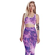 Purple Tie Dye Fitness Set– Nelsarah