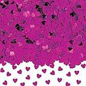 Hot Pink Hearts Confetti