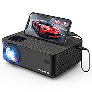 Mini Projector, Vili Nice 5000L Outdoor Movie WiFi Projector with Synchronize Smart Phone Screen,1080P and 240" Suppo...