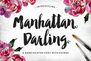 Manhattan Darling Typeface + BONUS