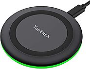 Yootech Wireless Charger, Qi-Certified 10W Max Fast Wireless Charging Pad Compatible with iPhone 12/12 Mini/12 Pro Ma...
