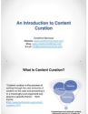 Introduction to Content Curation