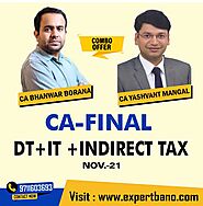 CA Final DT + IT by CA Bhanwar Borana + IDT By CA Yashvant Mangal Combo Offer For May 21/Nov 21