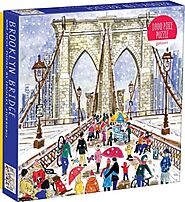 Michael Storrings Brooklyn Bridge 1000 Piece Puzzle - Quick Ship - Puzzlicious.com