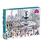 Michael Storrings Bethesda Fountain 1000 Piece Puzzle - Quick Ship - Puzzlicious.com