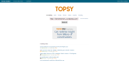 Topsy - Instant social insight