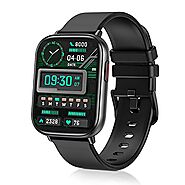 Smart Watches for Men Women,Fitness Tracker with Heart Rate Monitor Sport AMOLED Display Swimming Waterproof Watch fo...