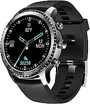 Tinwoo Smart Watch for Men,46mm Support Wireless Charging,Bluetooth Fitness Tracker with Heart Rate Monitor, Smartwat...