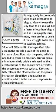 Kamagra Jelly relaxes the blood vessels in the penis