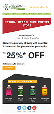 Shop For Natural Herbal Health Supplements Online