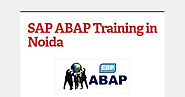 SAP ABAP Training in Noida