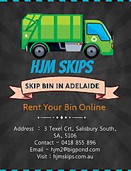 Hire Skip Bin Online | HJM Skips | Adelaide