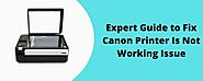 Expert Guide to Fix Canon Printer Is Not Working Issue