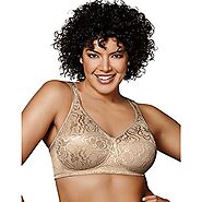 Playtex Women's 18 Hour Ultimate Lift and Support Wire Free Bra US4745, Available in Single and 2-Packs, Nude, 36DD