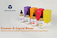 An Extraordinary Guides for Designing and Printing E-Liquid Boxes