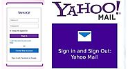 How can I sign in and sign out of Yahoo mail?
