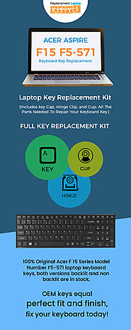 Shop Acer Aspire F5-571 Keyboard Keys from Replacement Laptop Keys