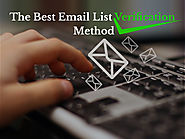 The Best Email List Verification Method