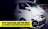 Why Maxicabs Are The Best All-Purpose Transportation Option?