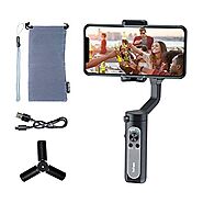 hohem 3-Axis Smartphone Gimbal Stabilizer for iPhone 11 Pro Max/Xs Android, Foldbale Gimbal for Vlog Youtuber Live Vi...