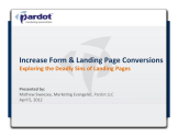 Increase Form and Landing Page Conversions