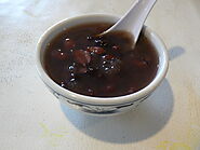 Sweet red bean soup