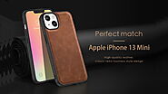 Kqimi Premium Leather Case for iPhone 13 Mini