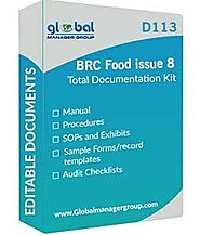 BRC Food Safety Standard Issue 8 Certification Documents