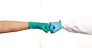 Why nitrile gloves are considered an ideal solution compared to vinyl gloves?