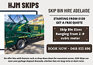 Skip Bin Hire Services in Adelaide | HJM Skips