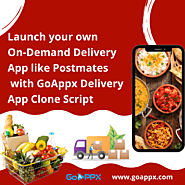 Launch your On-Demand Delivery App with GoAppx Delivery App Clone Script