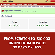 Make $10,000 online from home in 30 days or less.