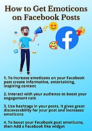 How to Get Emoticons on Facebook Posts